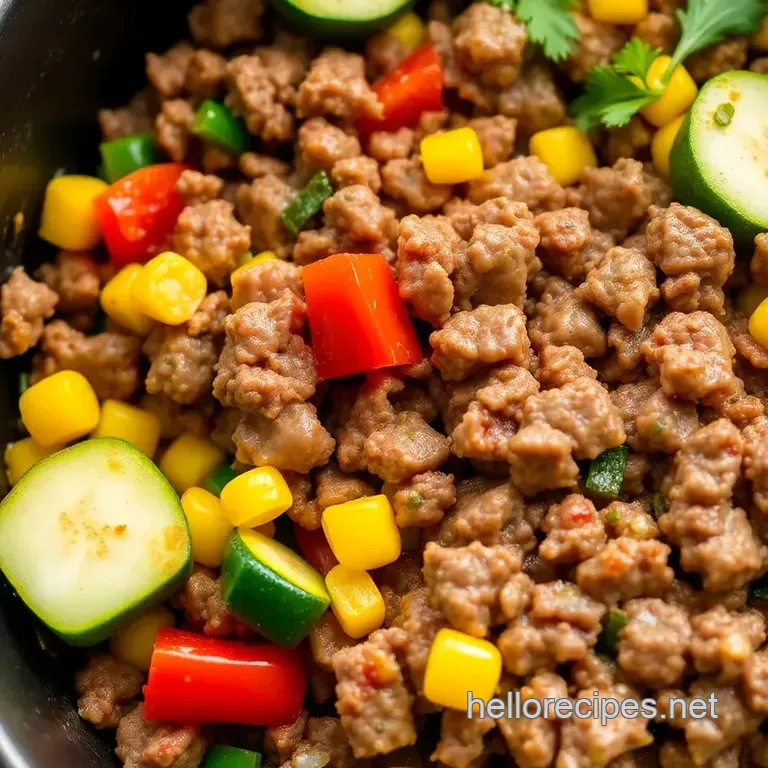Skillet Ground Beef: Quick & Flavorful Delight presentation
