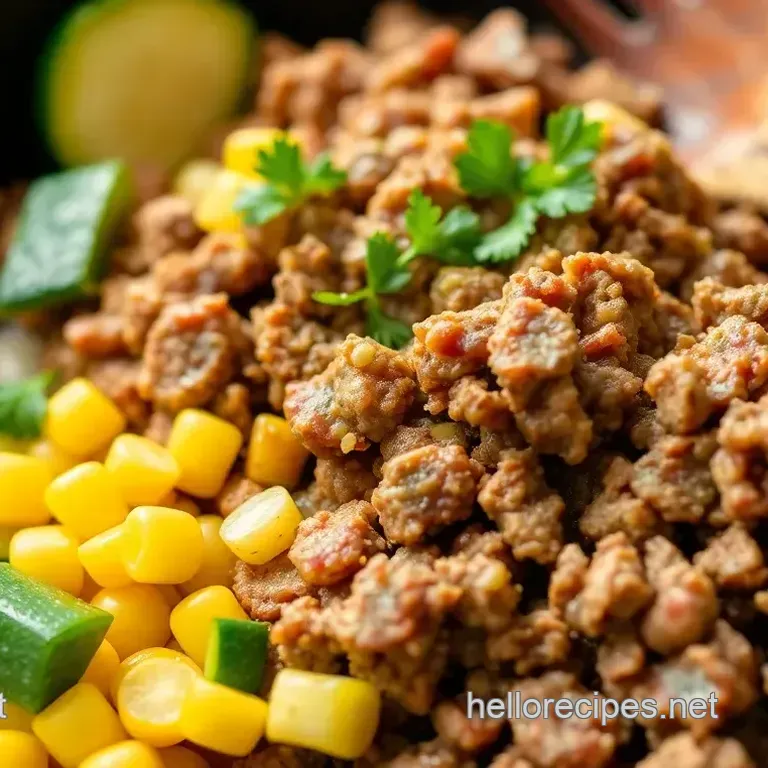 Skillet Ground Beef: Quick & Flavorful Delight