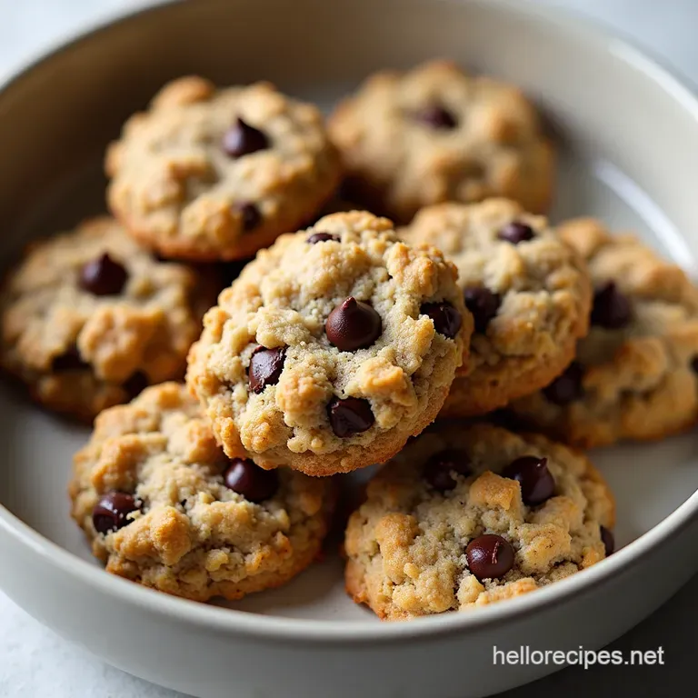 Skinny Oatmeal Chocolate Chip Cookies The Best Chewy LowCalorie Treat
