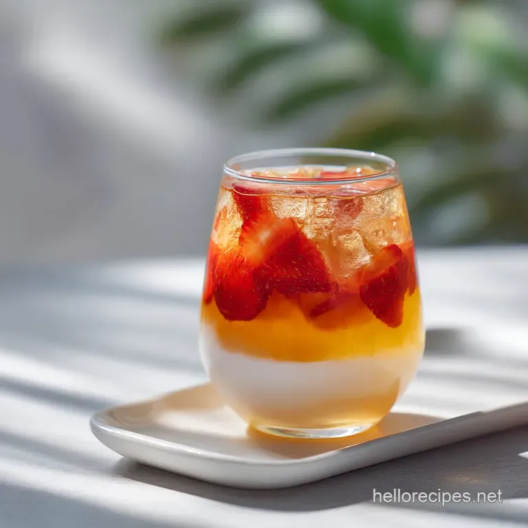 Mind Eraser Drink: the Sleek Layered Cocktail presentation