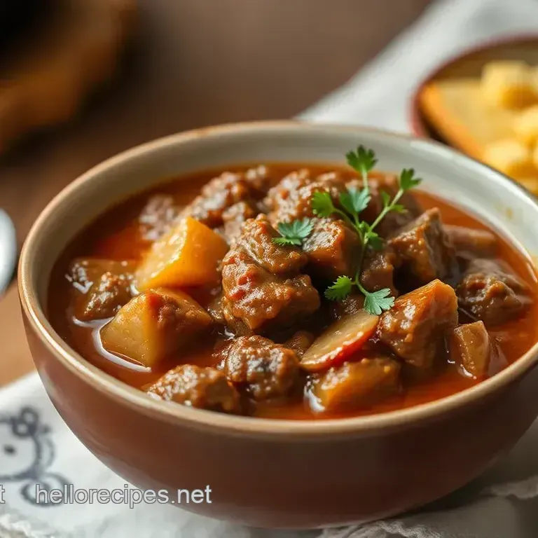 Slow-Cooked Beef Stew with Rich Flavor