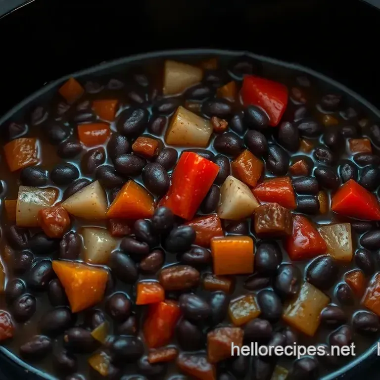 Slow-Cooked Bliss: Crock Pot Black Beans