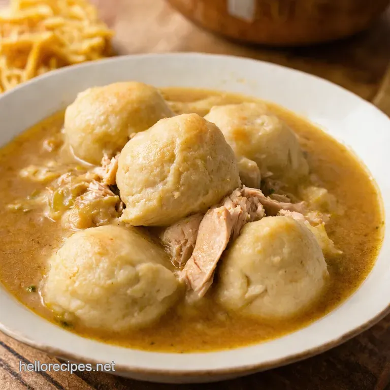 Slow Cooker Chicken and Dumplings the Ultimate Comfort Food Classic presentation