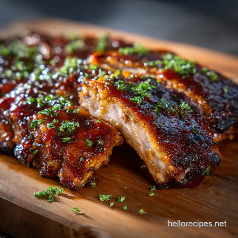 Smoked Ribs: the Best Sticky Slow-Smoked Method presentation