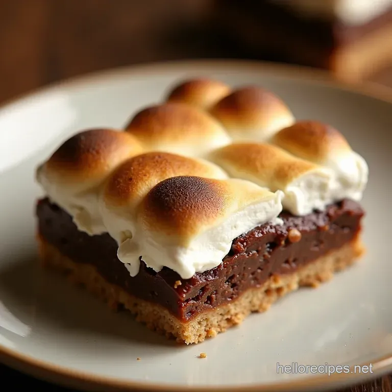 Smores Bars Campfire Comfort No Fire Required presentation