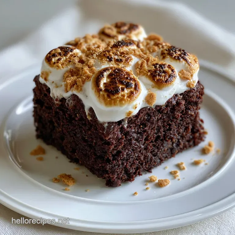Smores Chocolate Cake: Failure-Proof