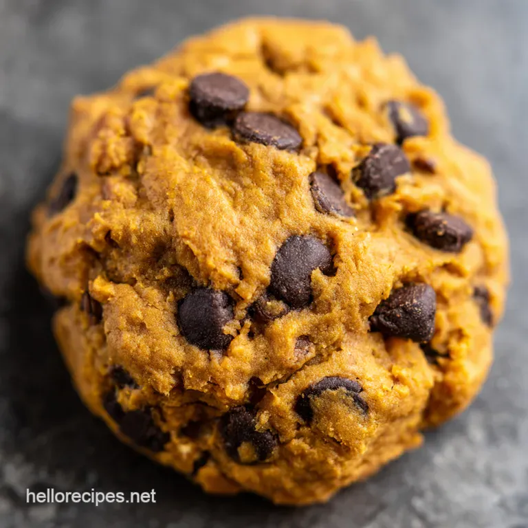 Soft & Chewy Pumpkin Spice Chocolate Chip Cookies