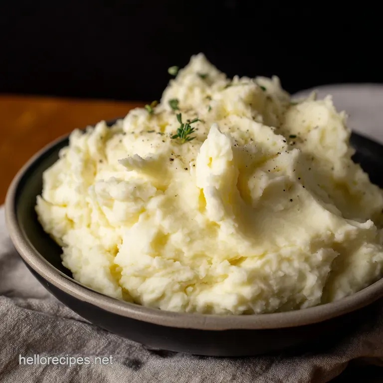 Sour Cream Dream Mashed Potatoes presentation