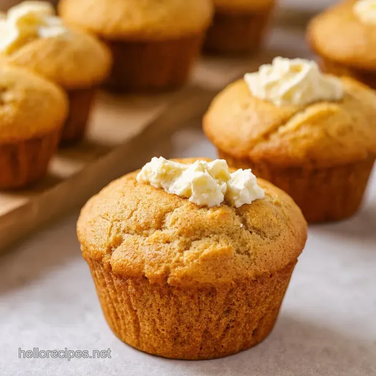 Sourdough Surprise Banana Cottage Cheese Muffins presentation