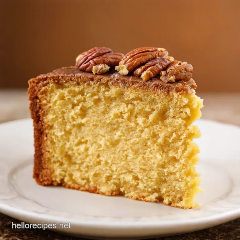 Southern Butter Pecan Bliss the Ultimate Cake presentation