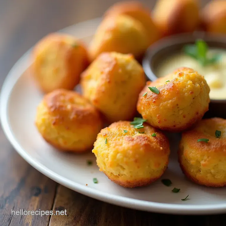 Southern Charm Bites Honey Butter Cornbread Poppers