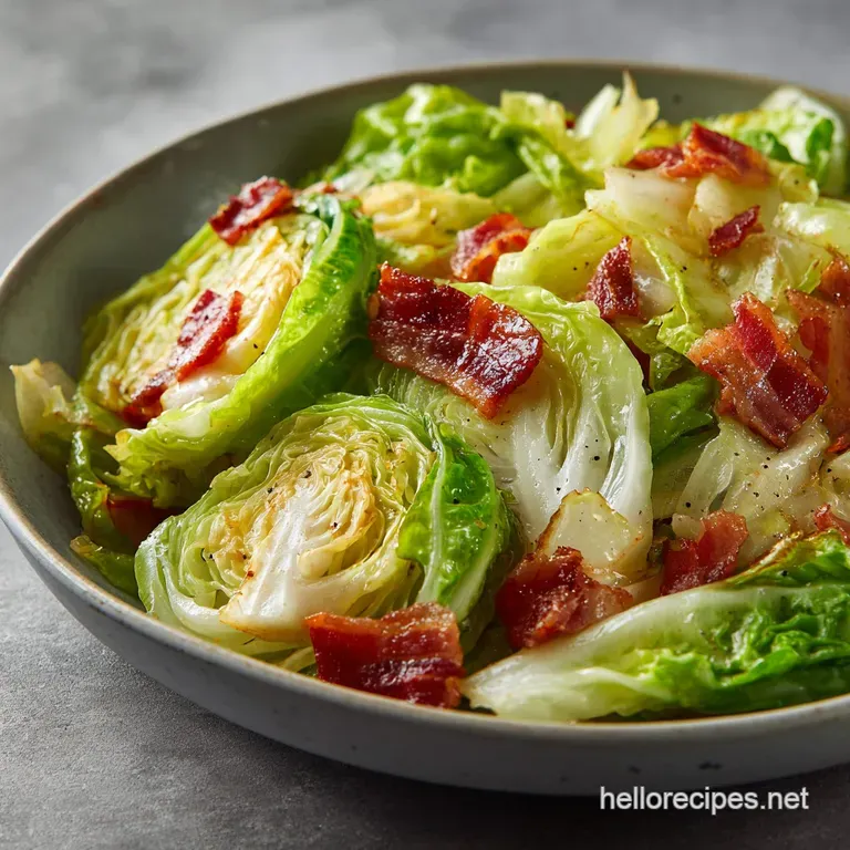 Southern Fried Cabbage with Bacon