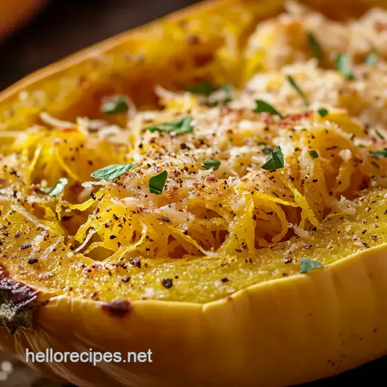 Spaghetti Squash Perfection: Simple Roasted Strands