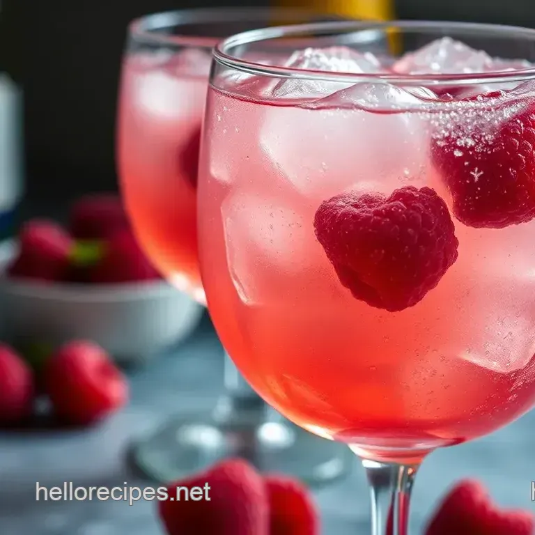 Sparkling Raspberry Gin Fizz
