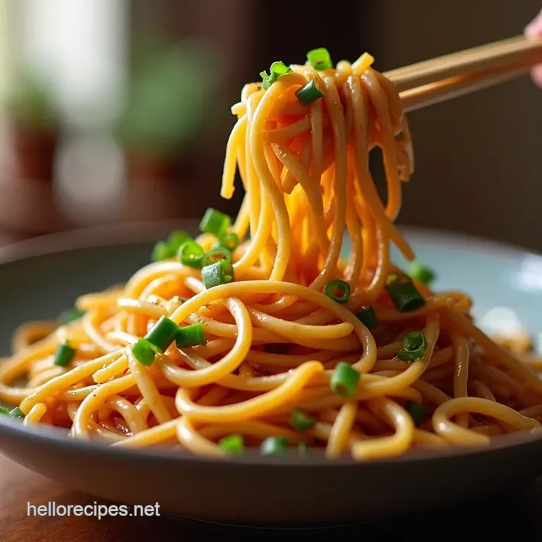 The Speedy Shanghai Slurp BetterThanTakeout Lo Mein presentation