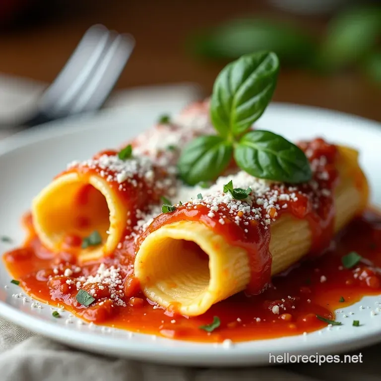 Speedy Weeknight Manicotti