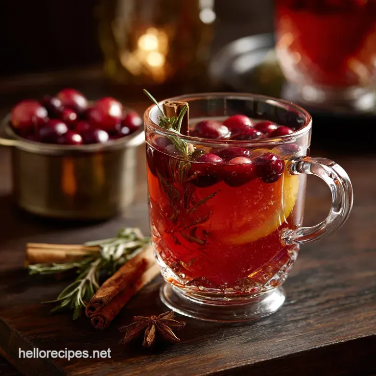 Spiced Cranberry Hot Toddy: The Fireside Fixer-Upper