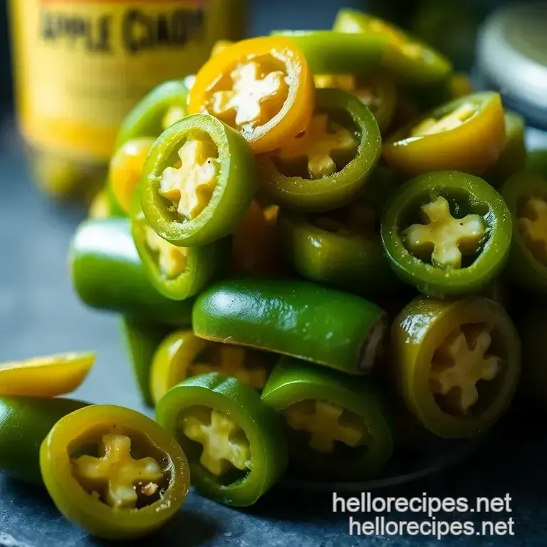 Spicy Cowboy Candy: Sweet & Spicy Pickled Jalape&ntilde;os presentation