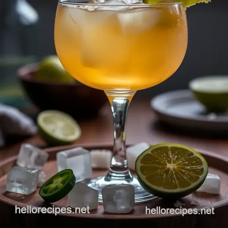 Spicy Jalapeño Margarita: A Zesty Twist on a Classic Cocktail presentation