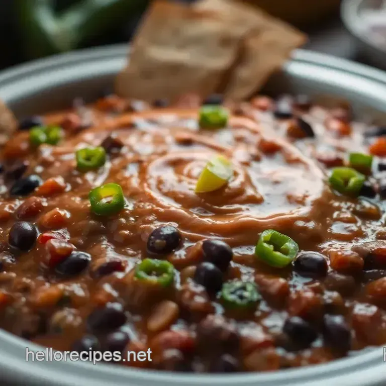 Spicy Southwest Black Bean Dip