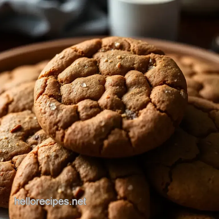 Spicy-Sweet Ginger Molasses Cookies presentation