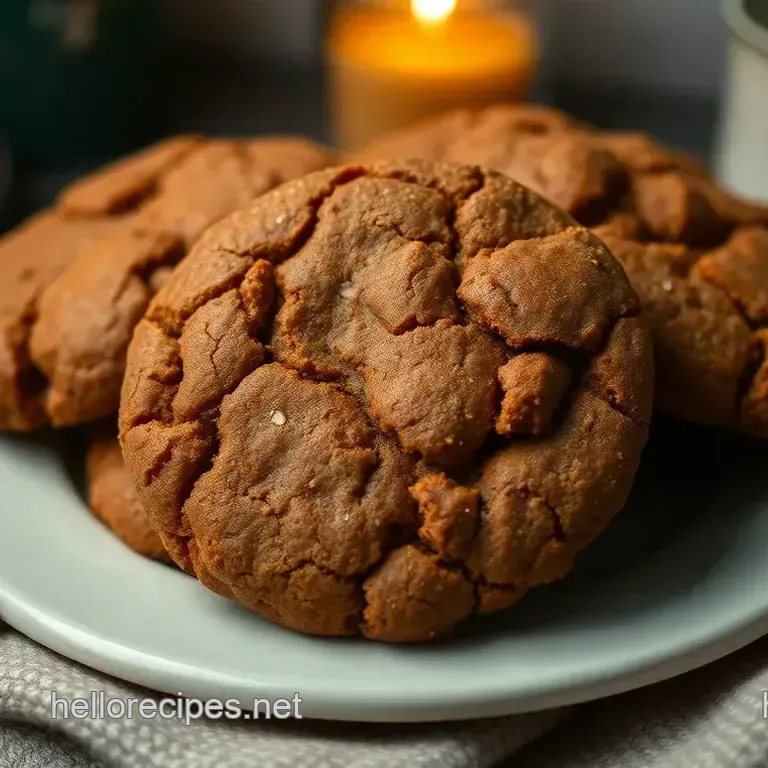 Spicy-Sweet Ginger Molasses Cookies