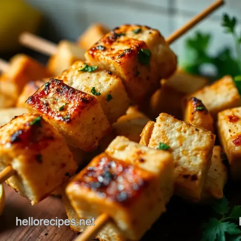 Spicy Tuscan Heat Chicken Skewers with Roasted Vegetables