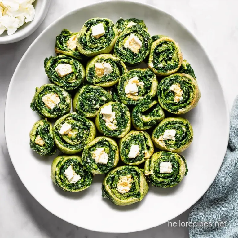 Spinach and Feta Pinwheel Perfection Easy Savory Swirls