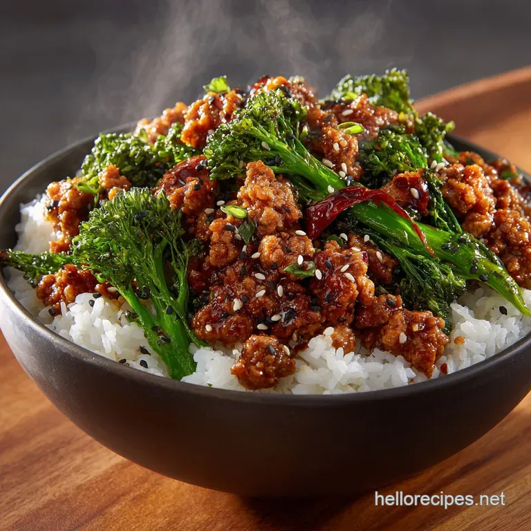 The Speedy Midweek Marvel Sticky Teriyaki Ground Turkey Bowl