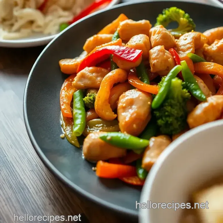 Quick & Easy Chicken Stir-Fry presentation