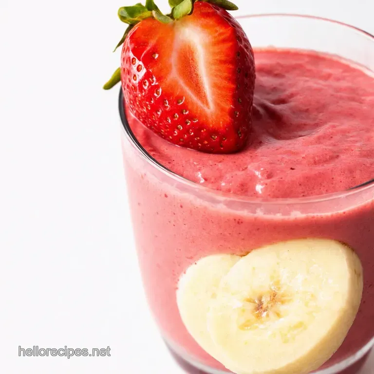 Strawberry Banana Bliss Smoothie