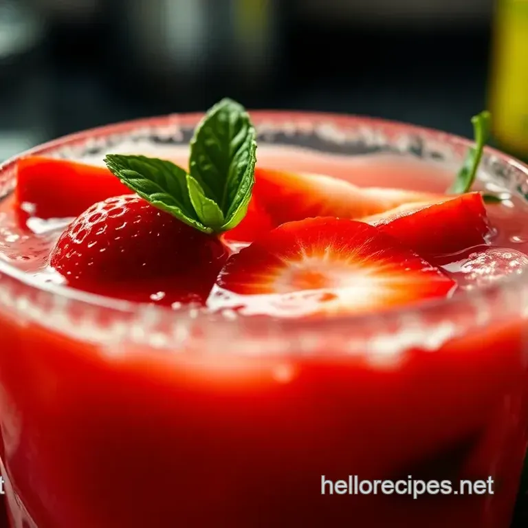 Strawberry Bliss Margarita