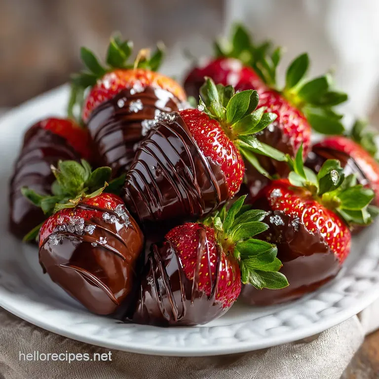 Strawberry Bouquet with Dark Chocolate