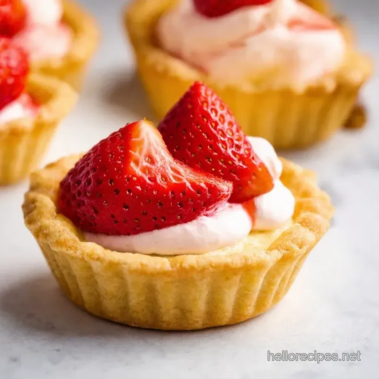 Strawberry Mascarpone Dream Tartlets a Slice of Summer presentation