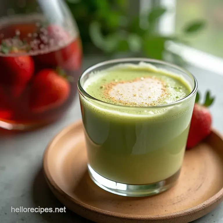 5Min Strawberry Matcha Latte Easy Recipe for a Quick Treat