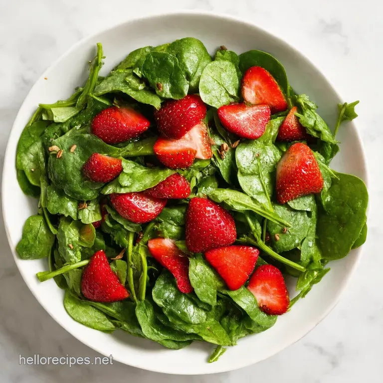 Strawberry Spinach Salad with Poppy Seed Dressing