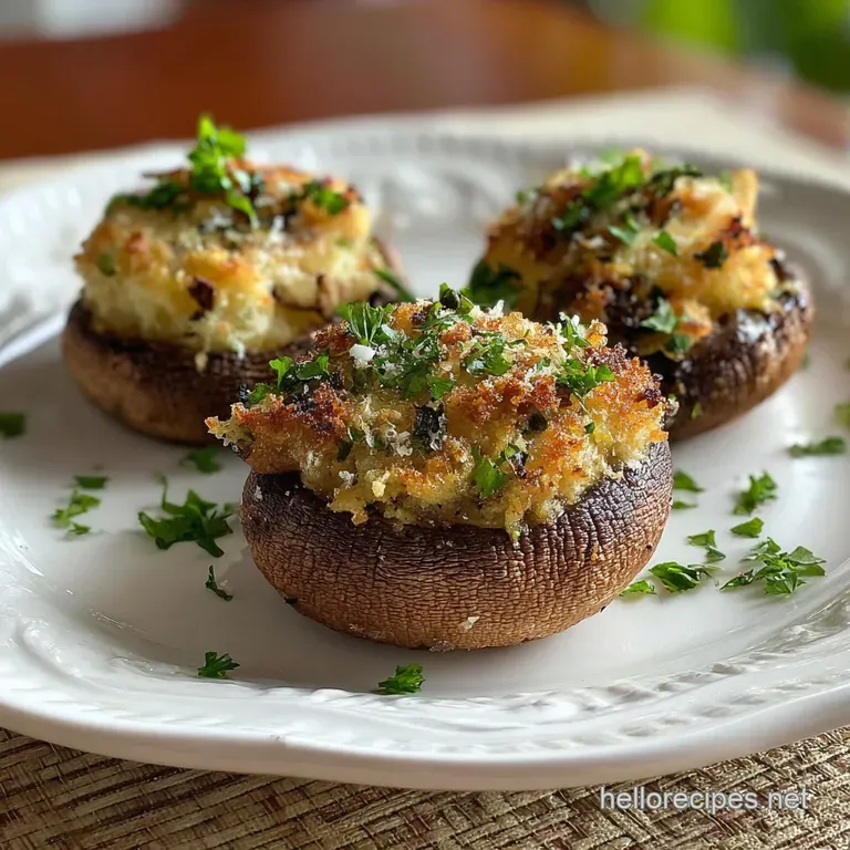 Baked Stuffed Mushrooms Recipe Delicious Appetizer