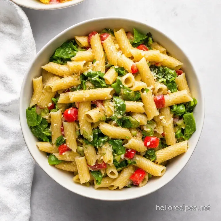 Sunshine in a Bowl: The Ultimate Easy Mediterranean Pasta Salad
