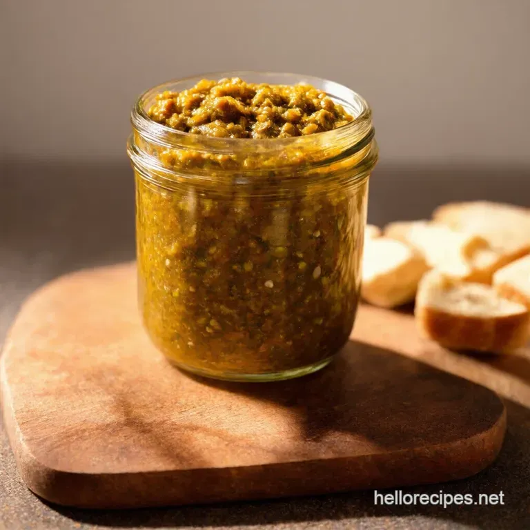 Sunshine in a Jar Classic Provençal Tapenade presentation