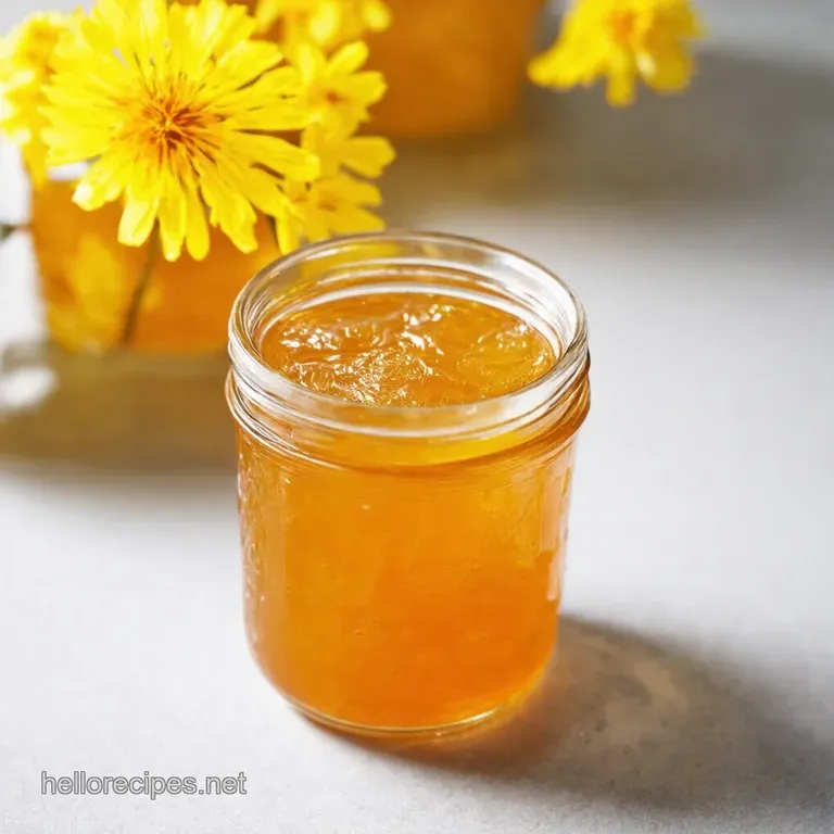 Sunshine in a Jar Homemade Dandelion Jelly