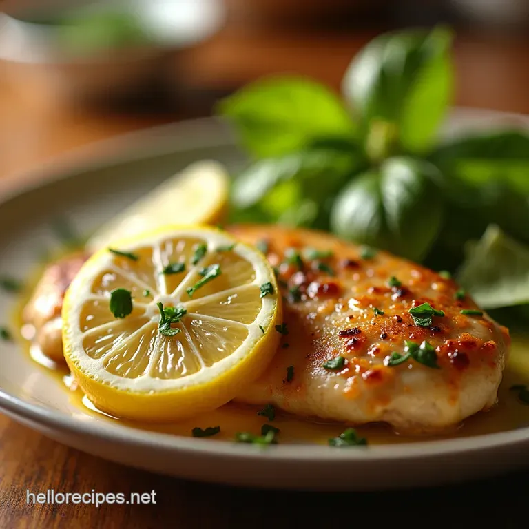 Sunshine on a Plate Truly Easy Lemon Herb Chicken presentation