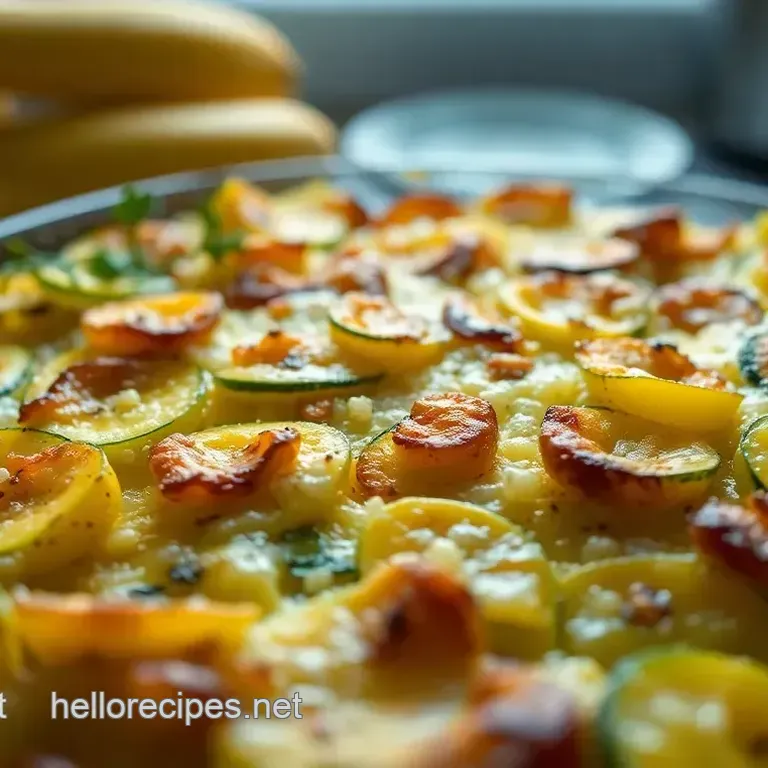 Sunshine Summer Squash Gratin with Herby Crumble