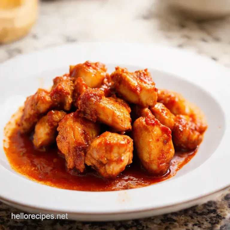 Sweet Chili Chicken Sticky Spicy Seriously Addictive presentation
