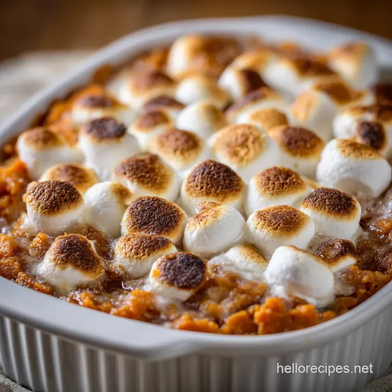 Sweet Potato Casserole with Marshmallows Nanas Creamy Holiday Recipe