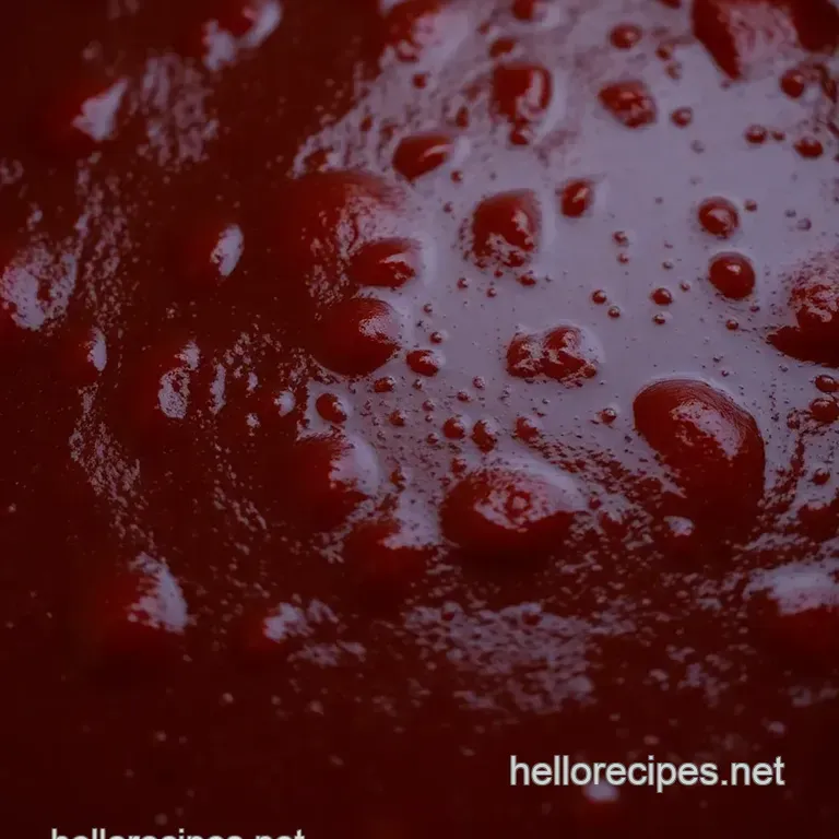 Sweet & Smoky Kansas City Bbq Sauce presentation