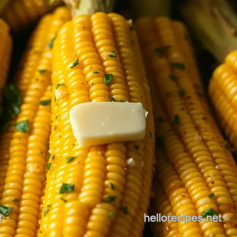 Sweet Summer Corn on the Cob with Herb Butter