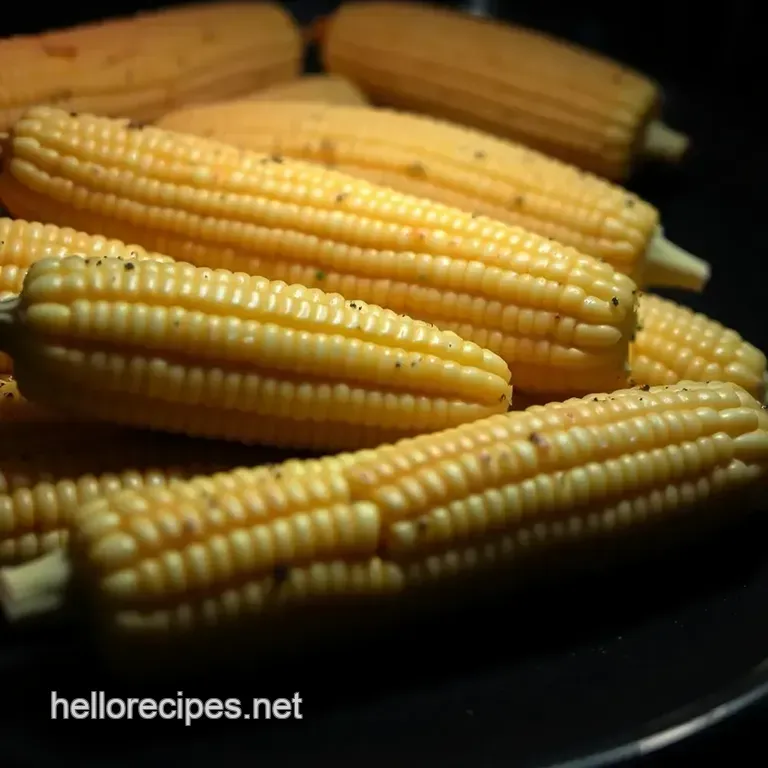 Sweet Summer Corn: Oven-Roasted Perfection presentation