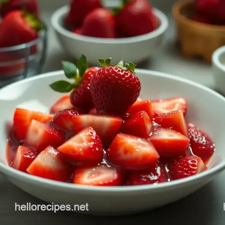 Sweet & Tangy Strawberry Compote Recipe – Easy Fruity Topping