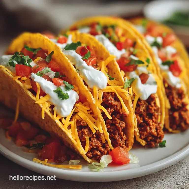 25Minute Homemade Taco Bell Feast Seasoned Beef