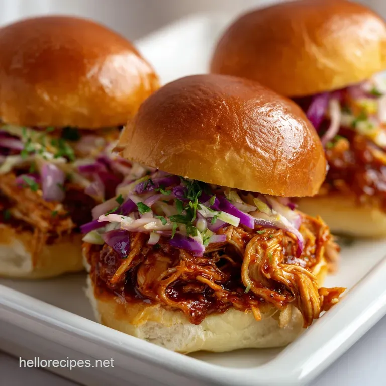 BBQ Chicken Sliders: Ultimate Tangy Pulled Chicken